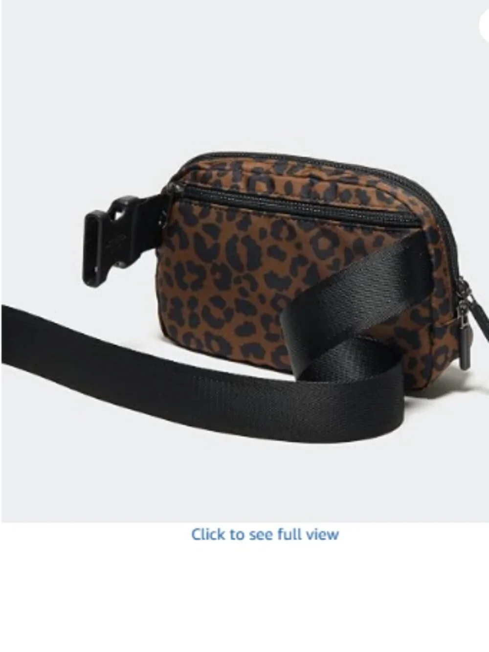Pander Nylon Fanny Pack for Women, Two-Way Zipper Crossbody Bag | 1L nylon belt